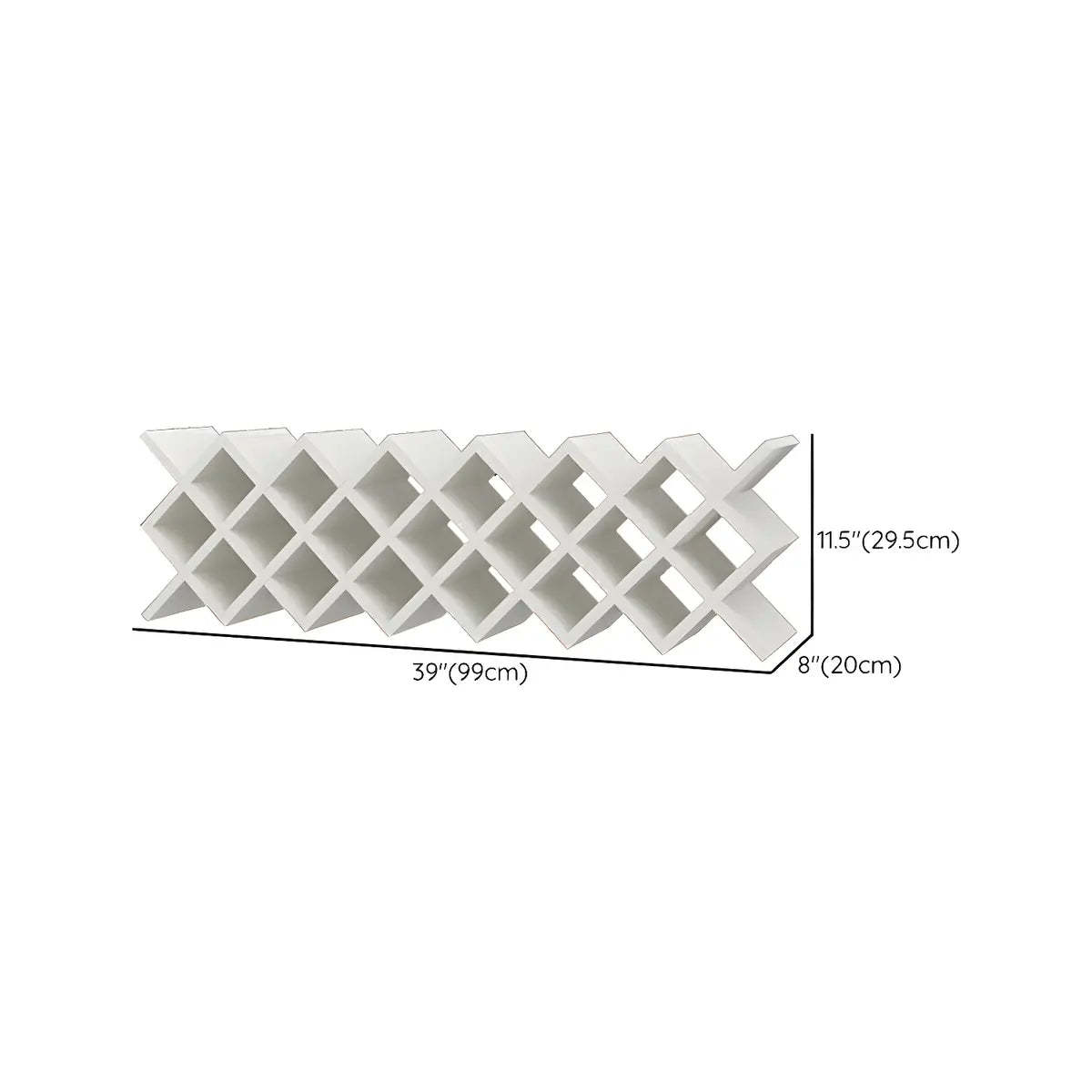 Wood Stackable Tabletop Wine Rack