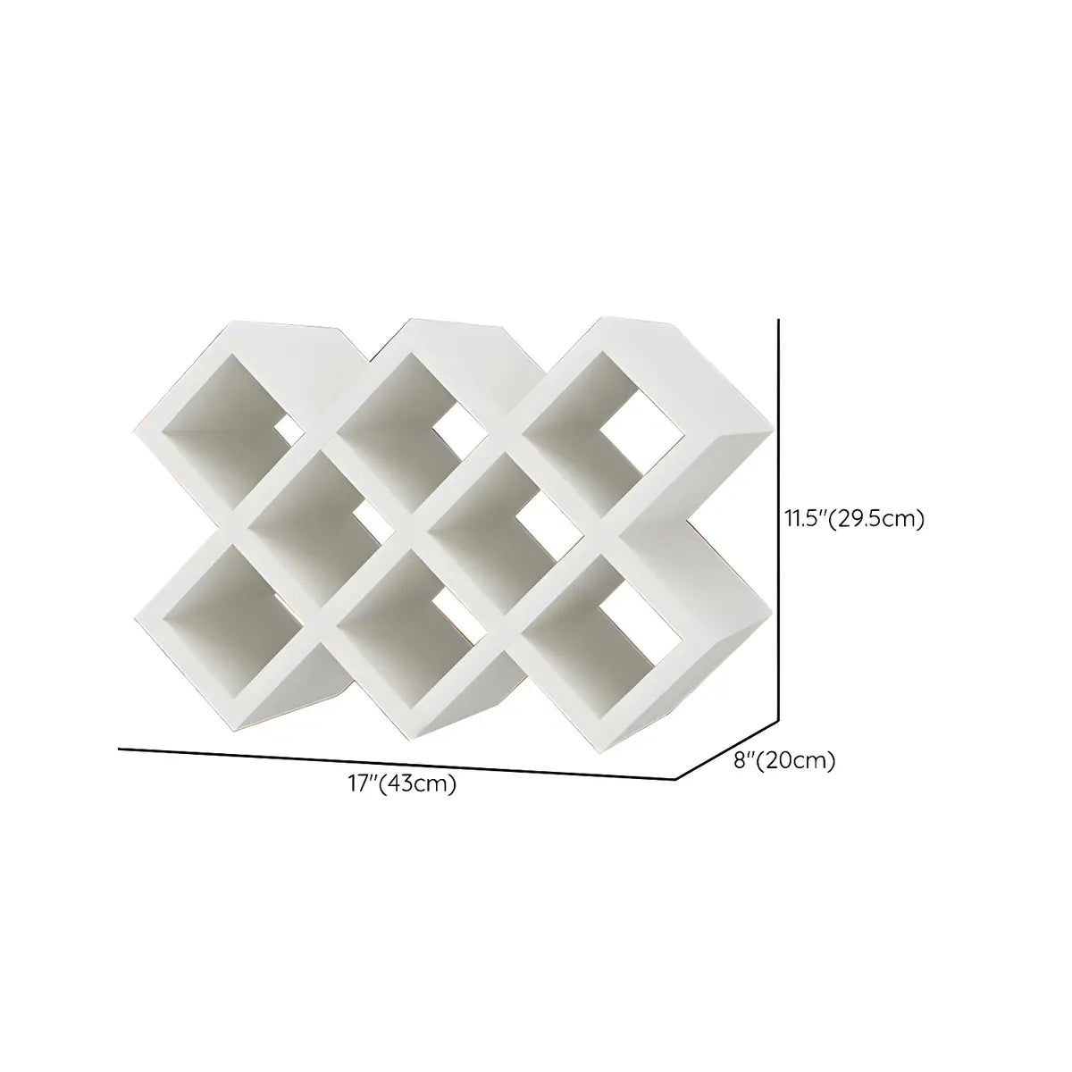 Wood Stackable Tabletop Wine Rack