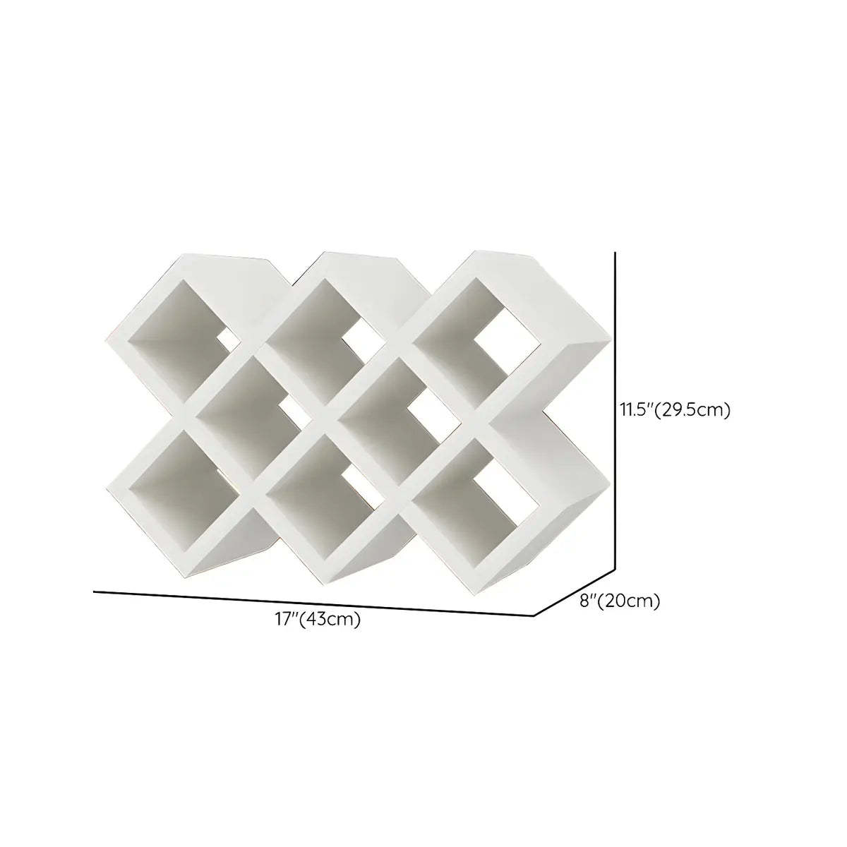Wood Stackable Tabletop Wine Rack