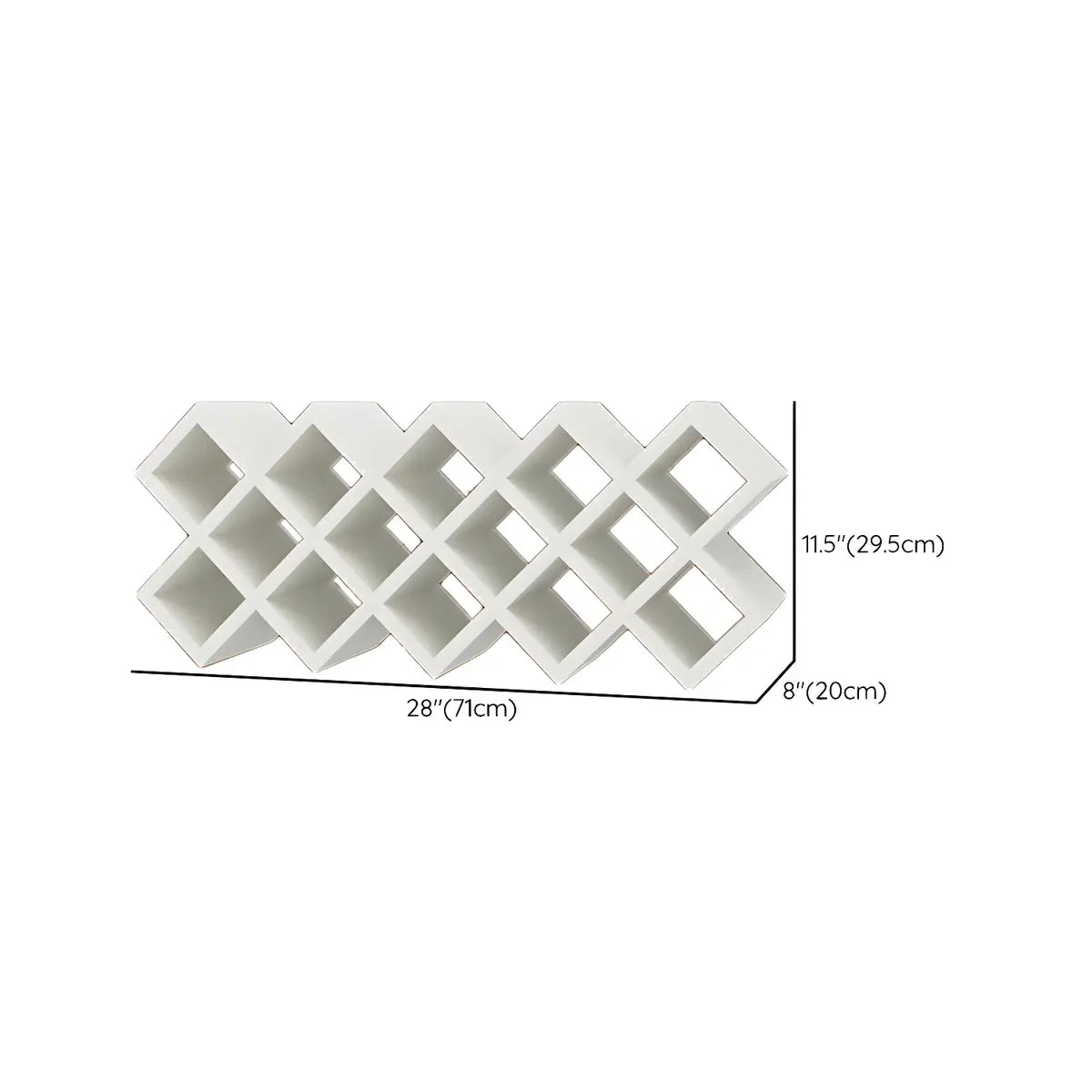 Wood Stackable Tabletop Wine Rack