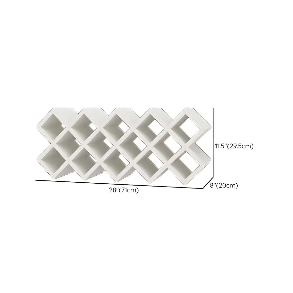 Wood Stackable Tabletop Wine Rack