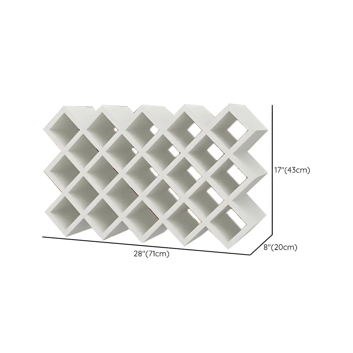 Wood Stackable Tabletop Wine Rack