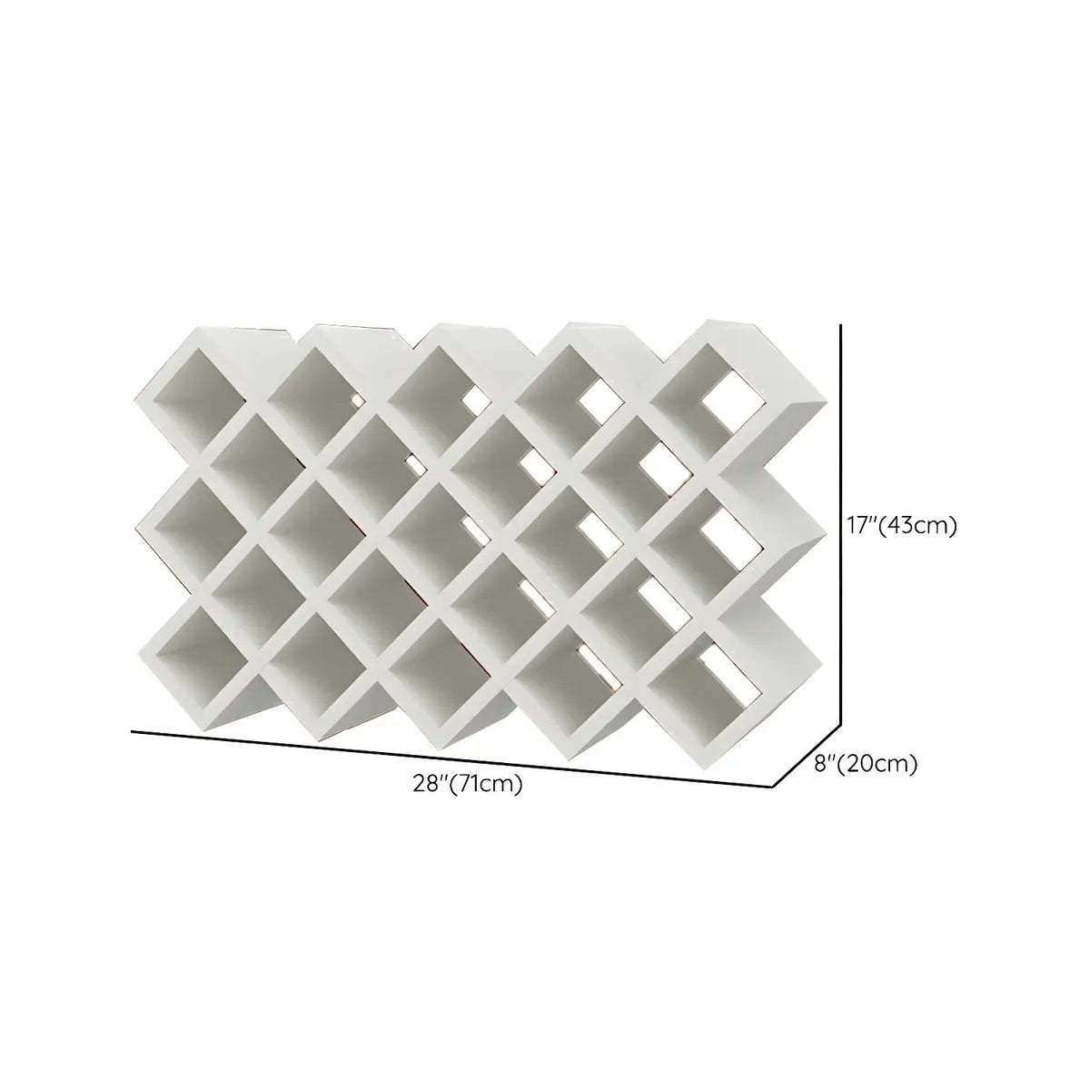 Wood Stackable Tabletop Wine Rack
