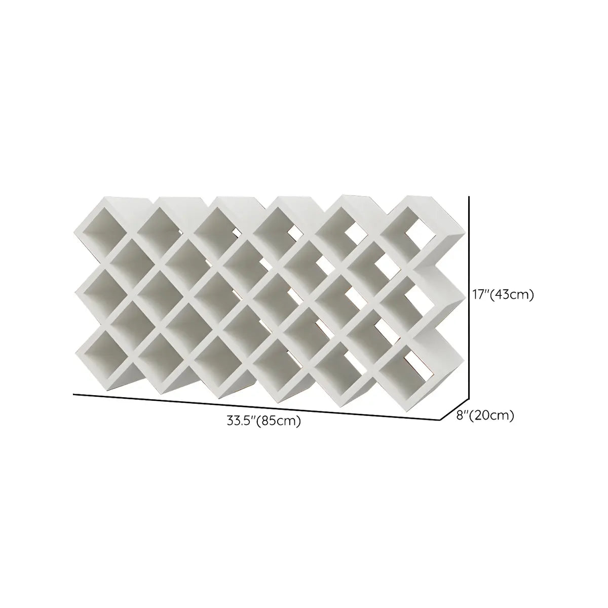 Wood Stackable Tabletop Wine Rack