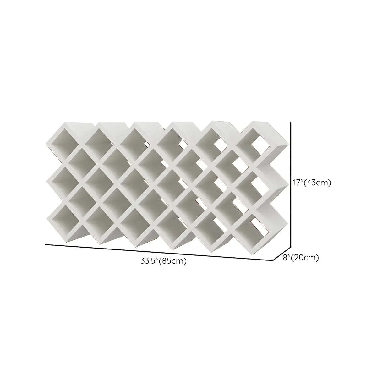 Wood Stackable Tabletop Wine Rack