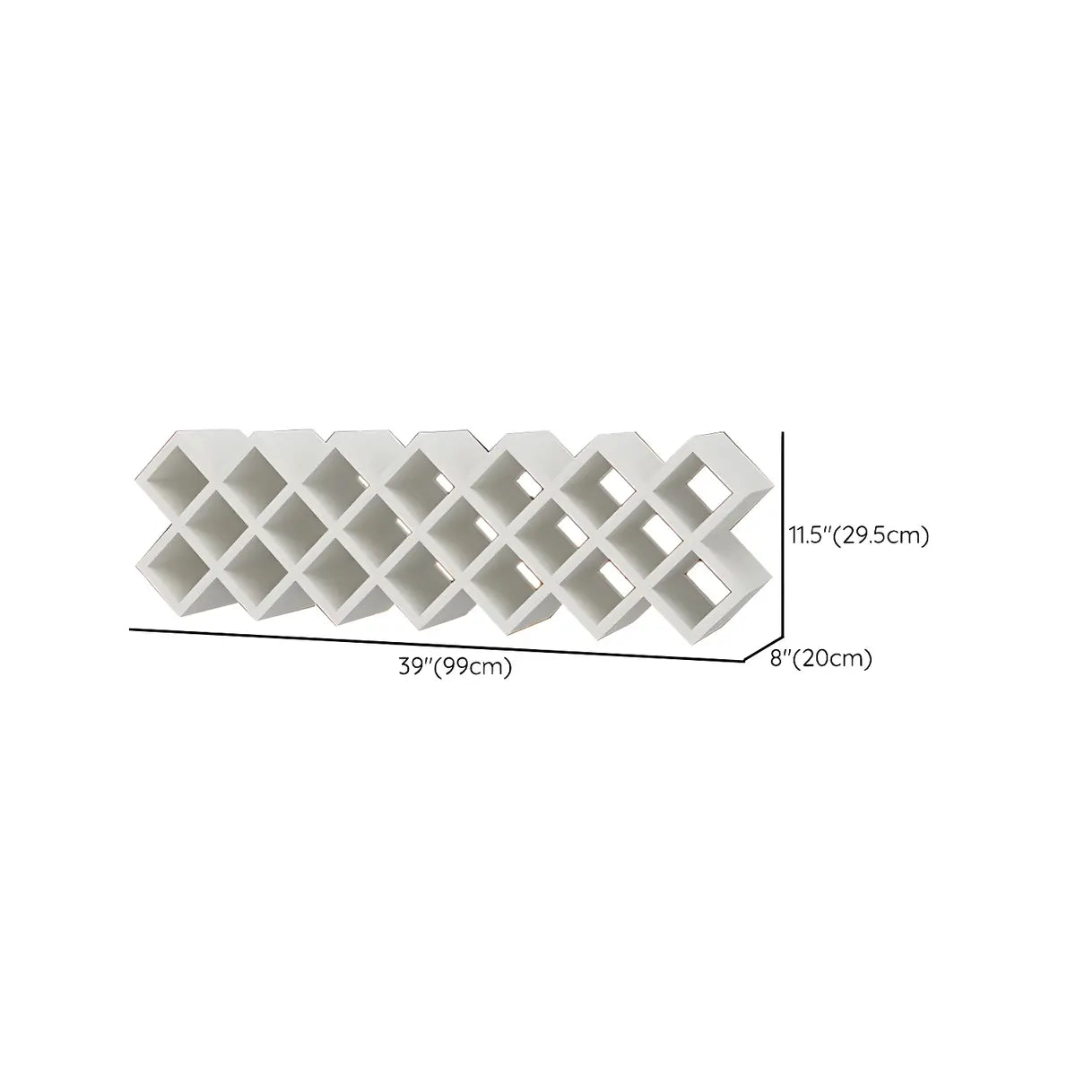 Wood Stackable Tabletop Wine Rack