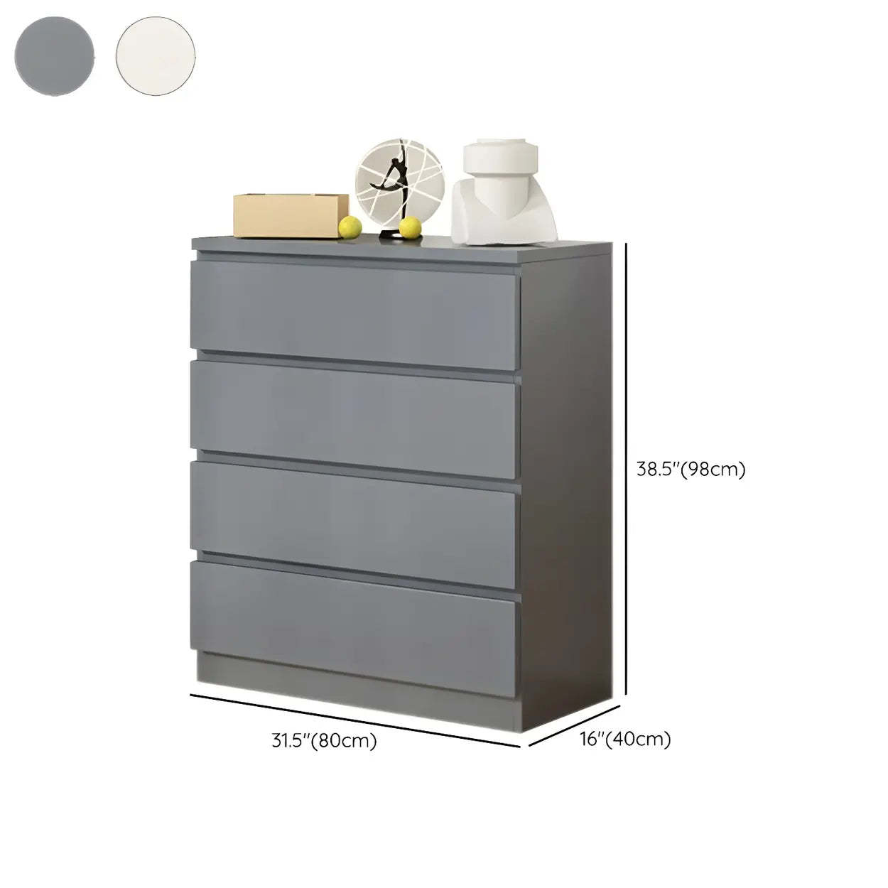 Wood Dresser with Multiple Drawers