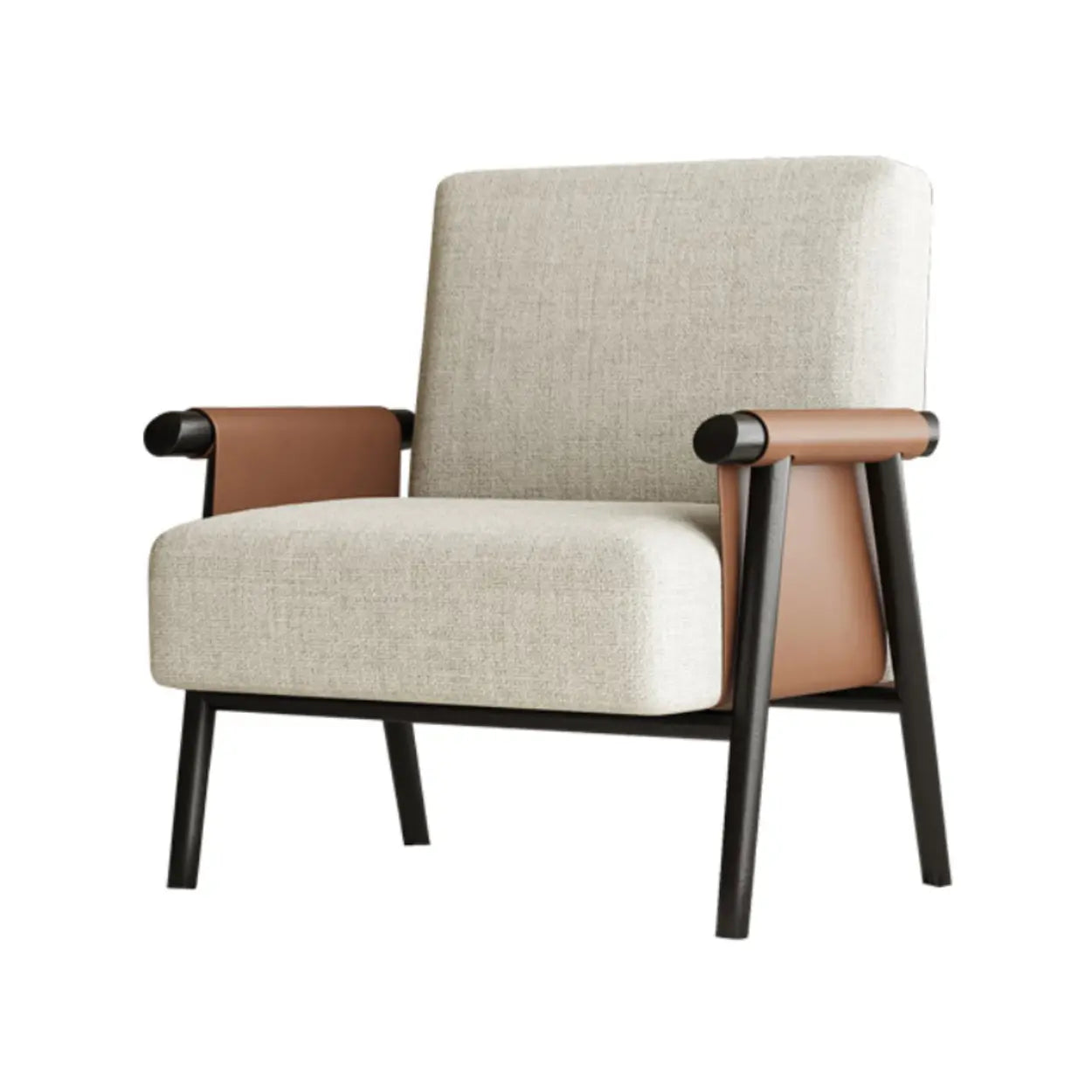 Modern armrest gray accent chairs, Lighom
