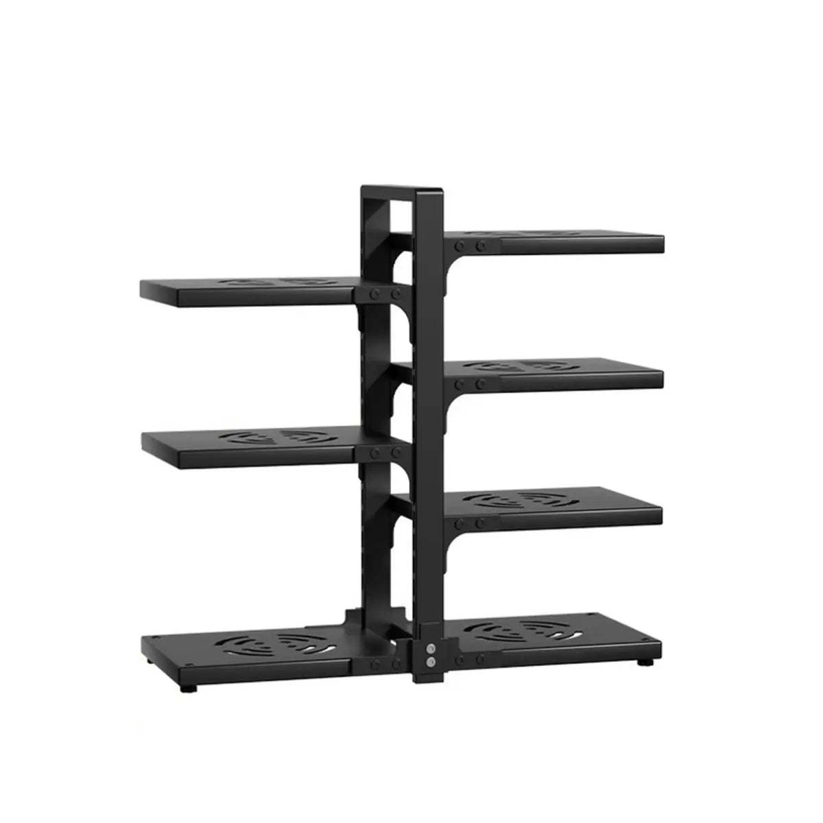 White Rust Resistant Metal Storage Baker's Rack