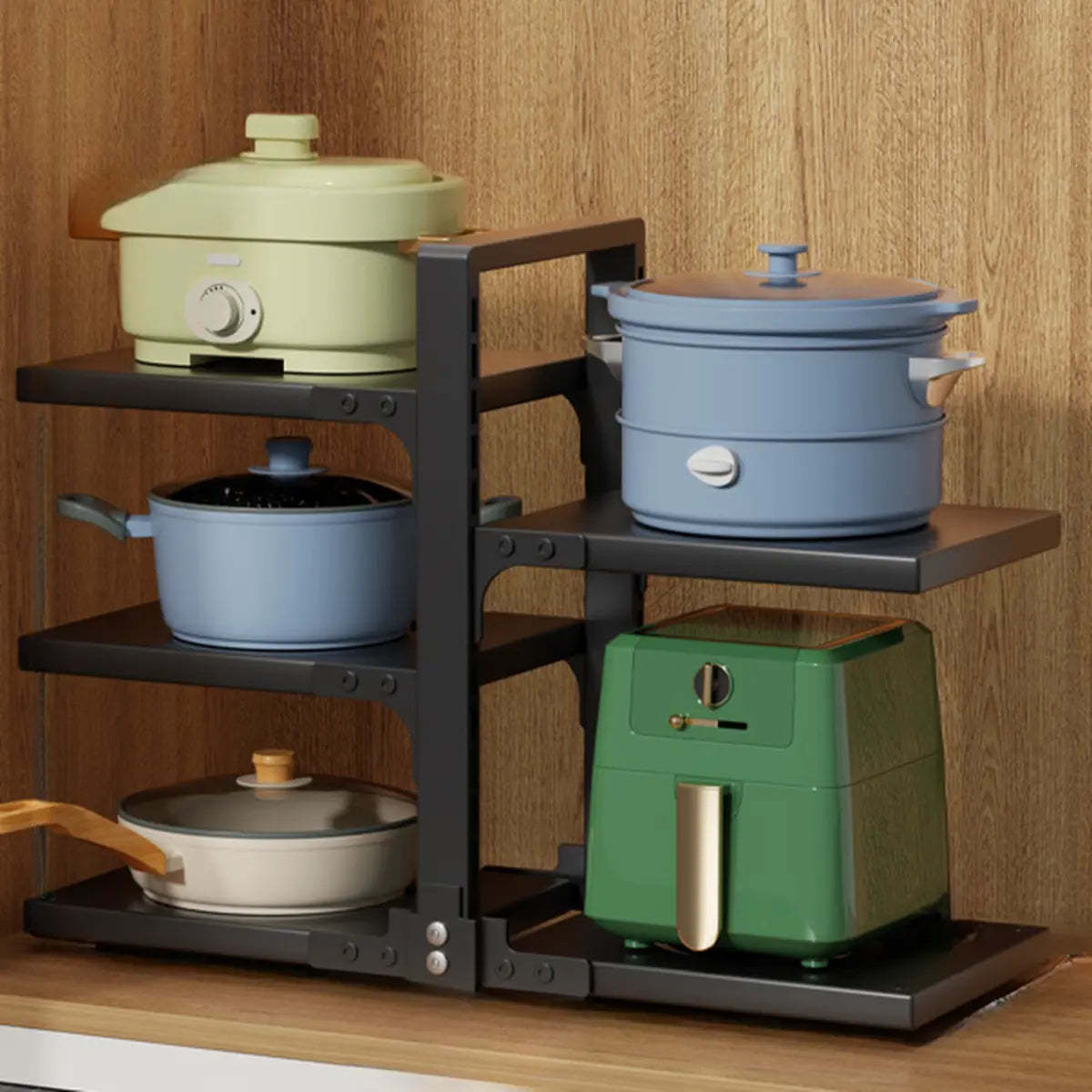 White Rust Resistant Metal Storage Baker's Rack — White