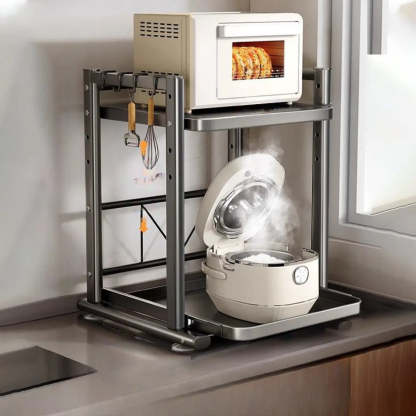 White Rust Resistant Steel Baker's Rack with Shelves