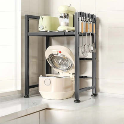 White Rust Resistant Steel Baker's Rack with Shelves