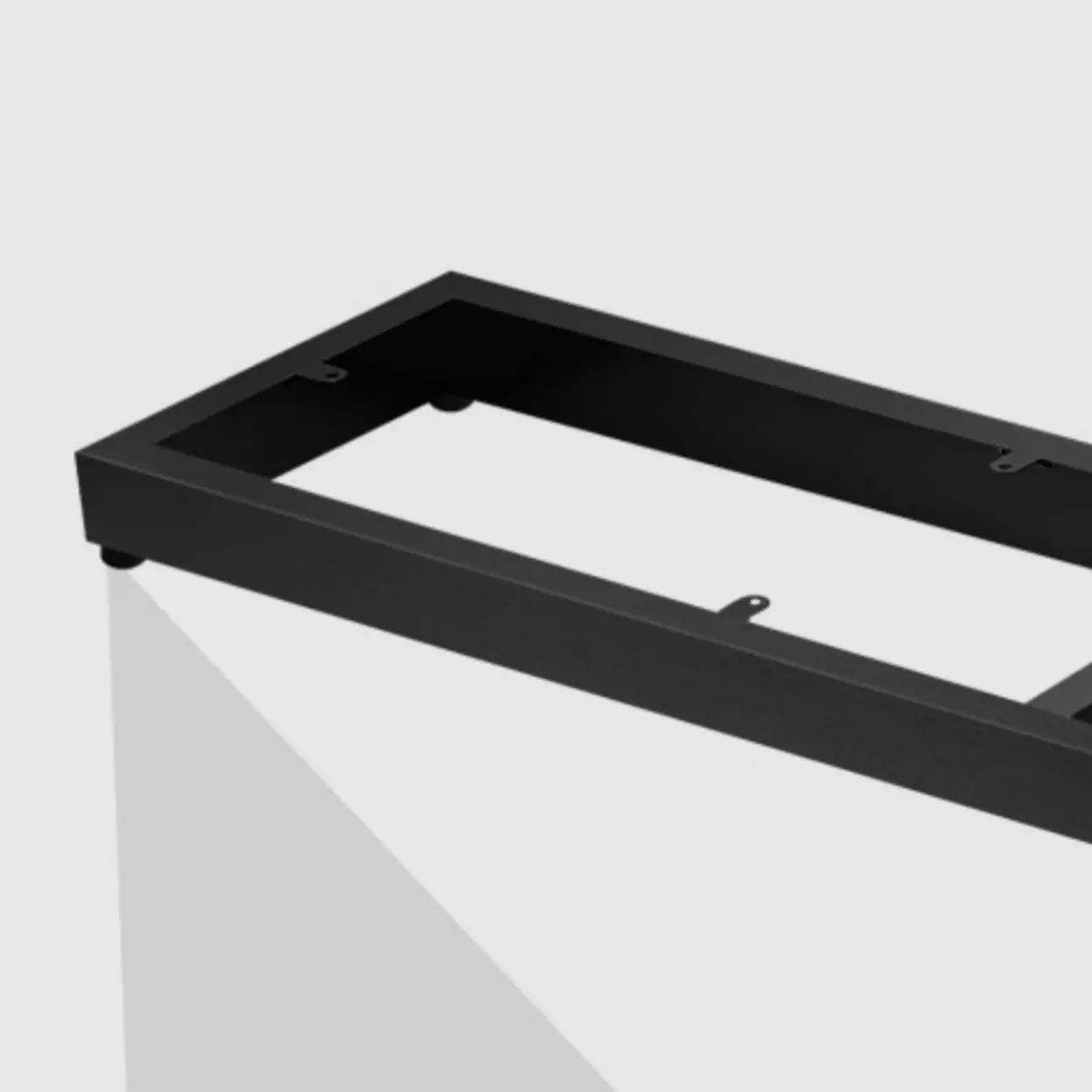 White Stone TV Stand with Drawers and Lighting — White