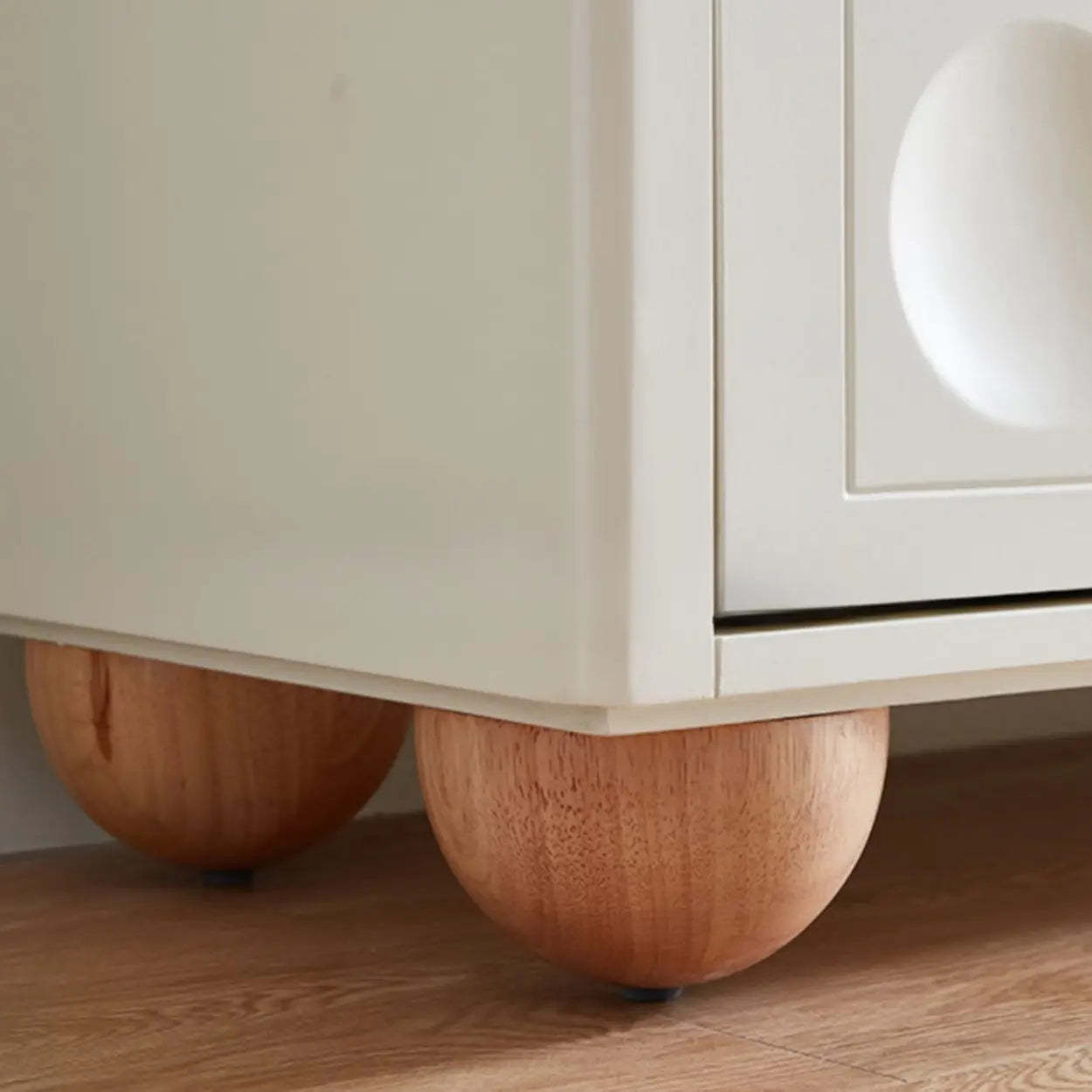 White Stone Shelf Cabinet Long TV Stand