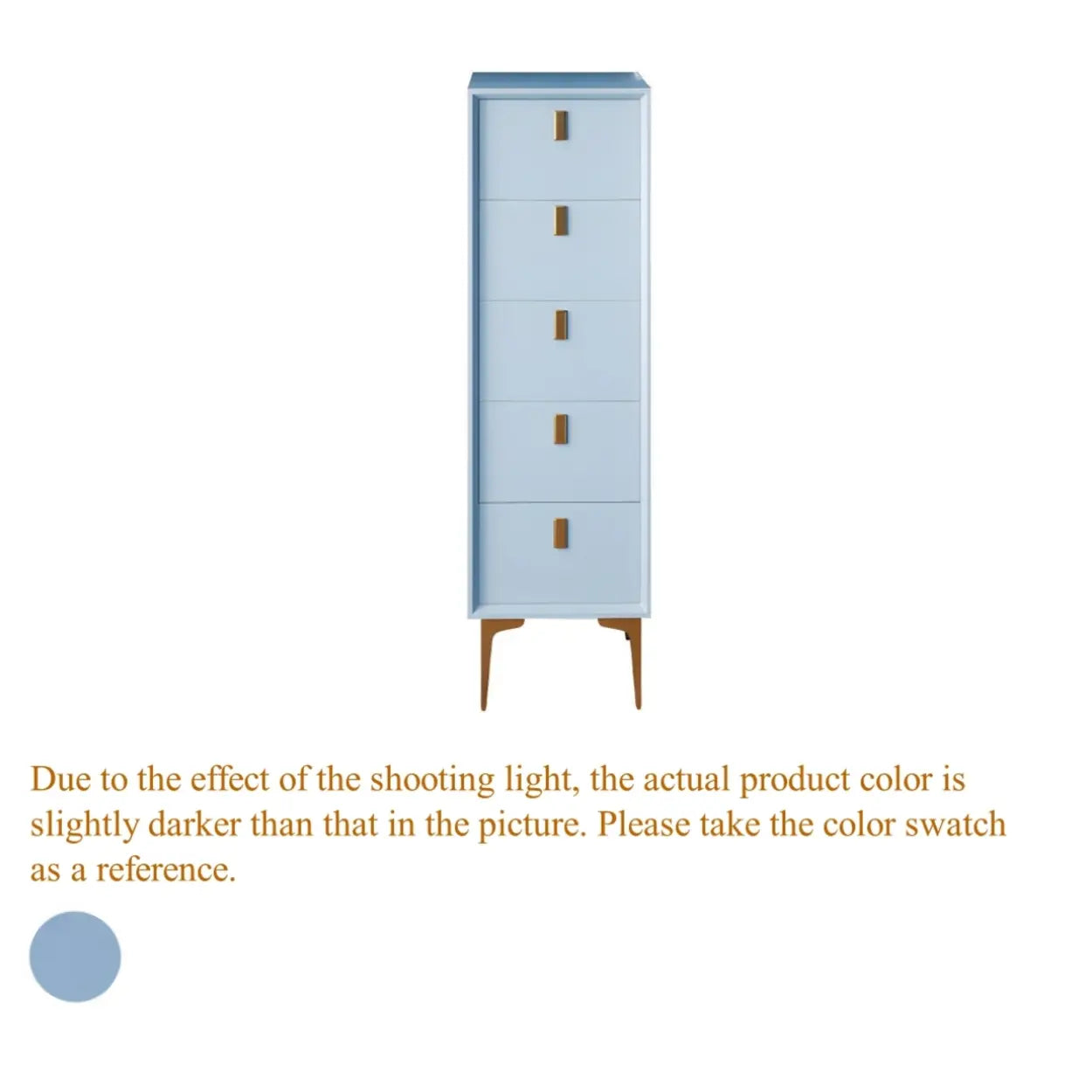 White Vertical Wood Semainier Dresser