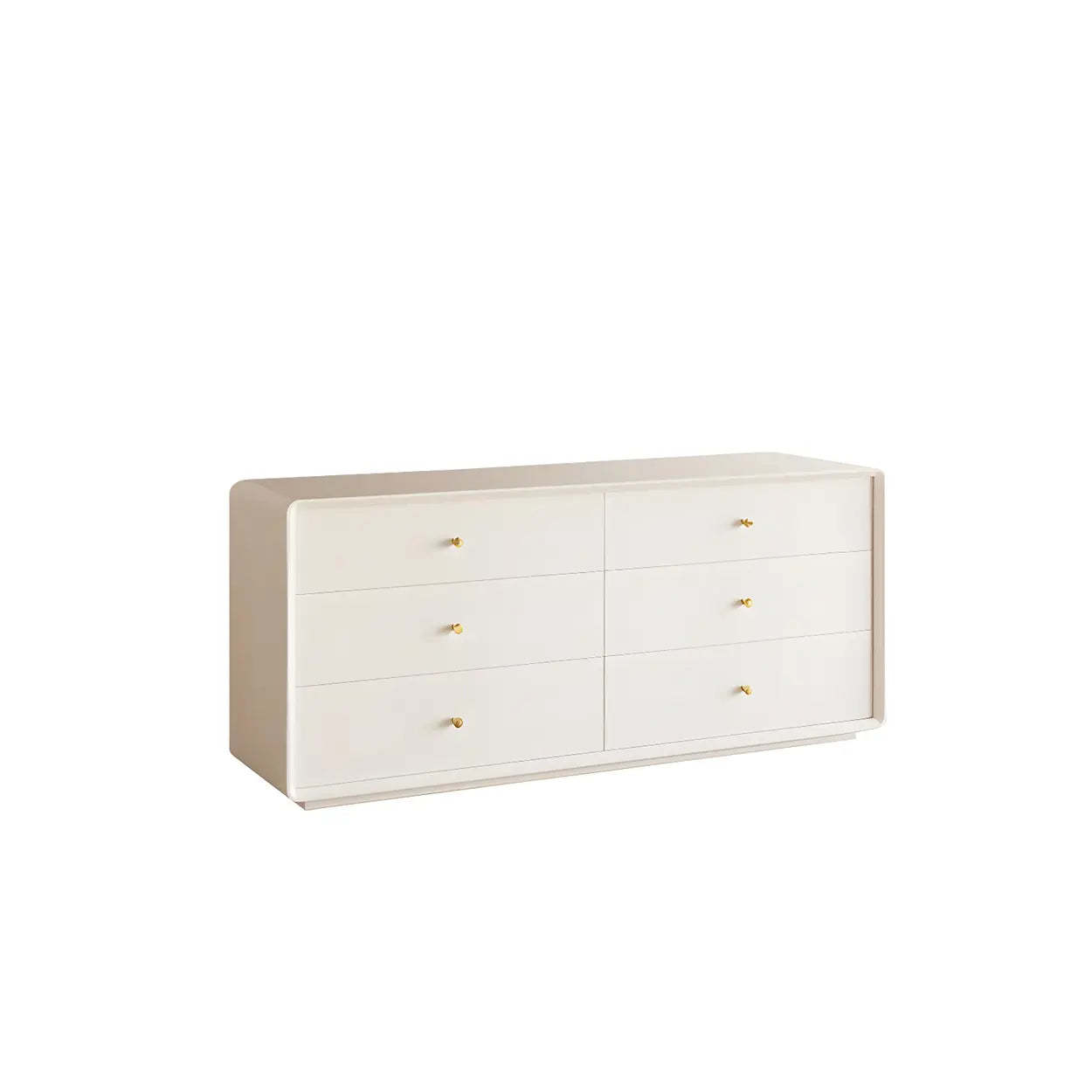 White Waterproof Wood Soft-Close Accent Chest — White