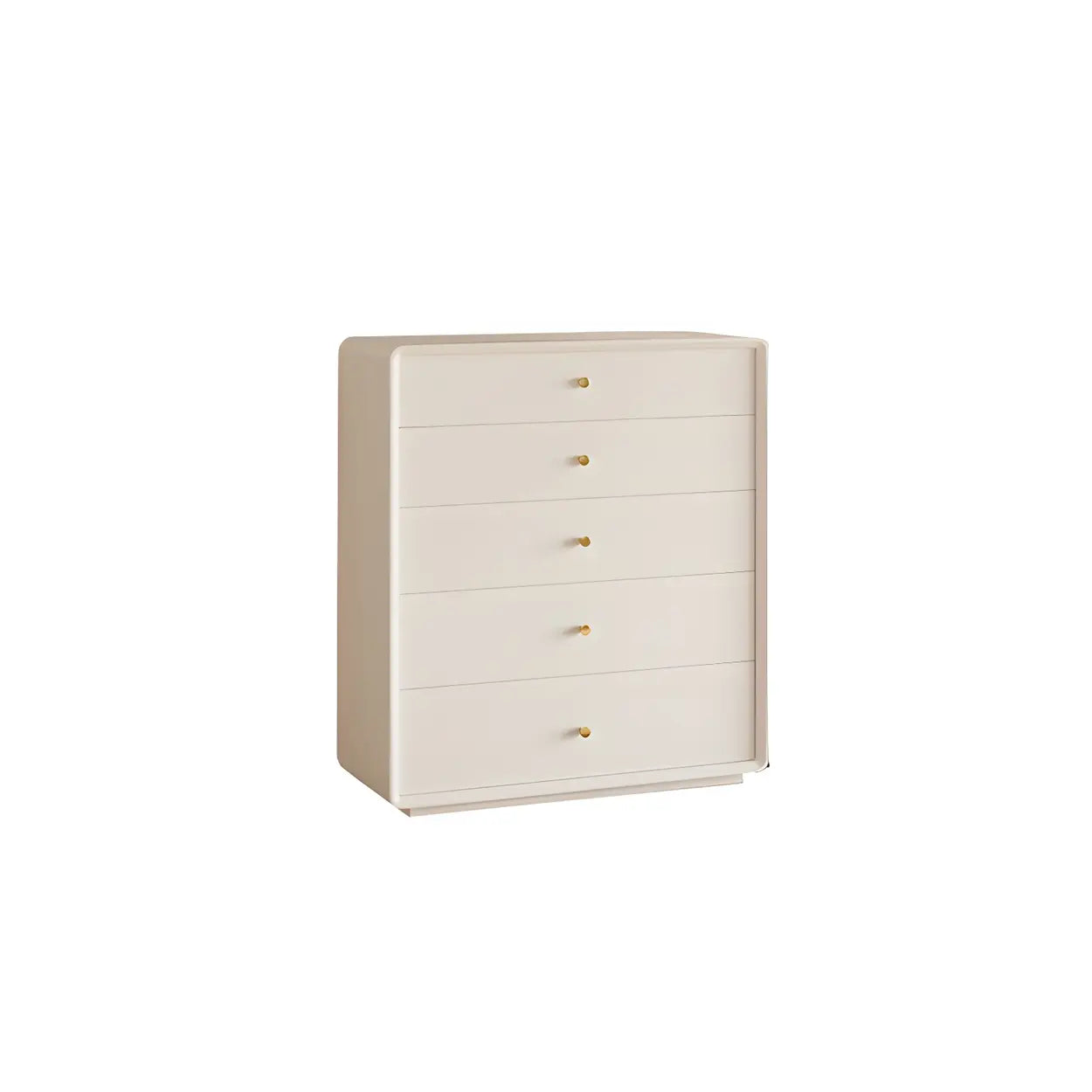 White Waterproof Wood Soft-Close Accent Chest — Ivory