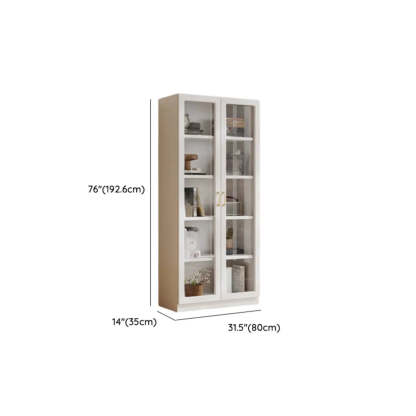 White Wood Standard Display Cabinet