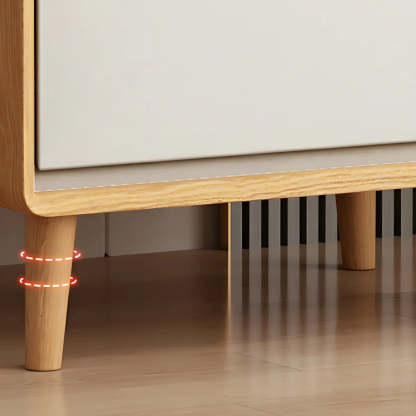 White Space-Saving Vertical Bachelor Chest