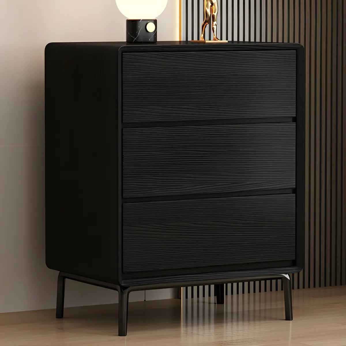White Space-Saving Vertical Bachelor Chest