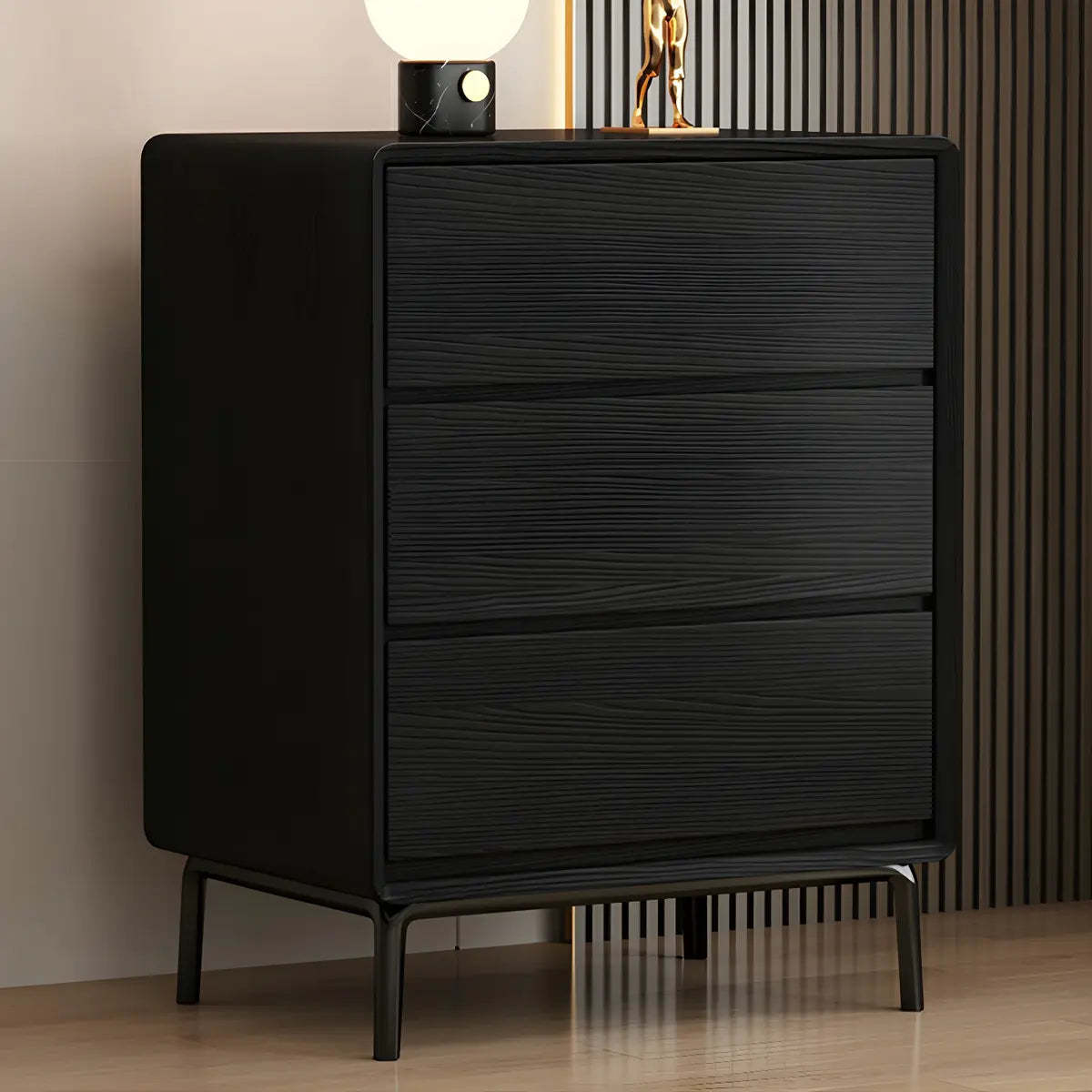 White Space-Saving Vertical Bachelor Chest