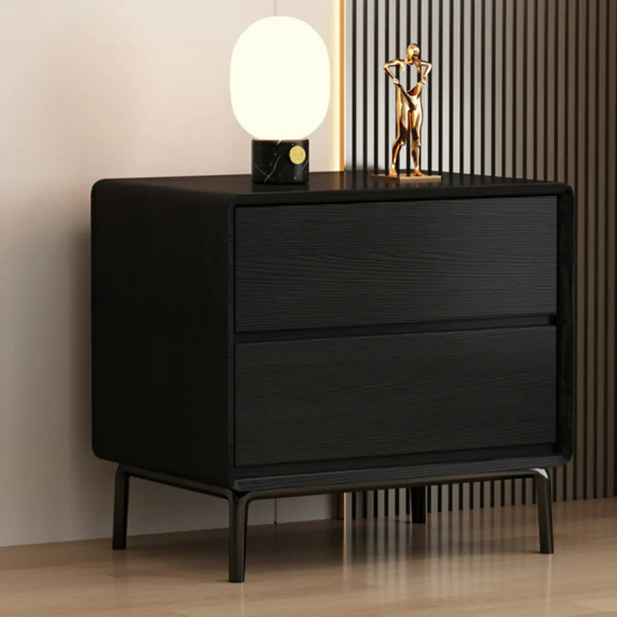 White Space-Saving Vertical Bachelor Chest — 2 / Natural Finish