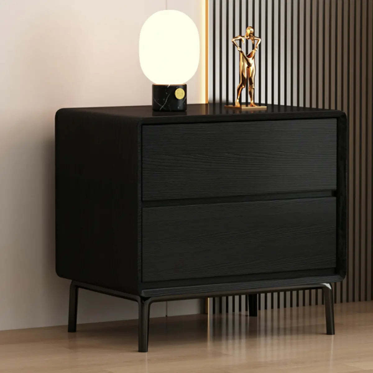 White Space-Saving Vertical Bachelor Chest — 2 / Natural Finish