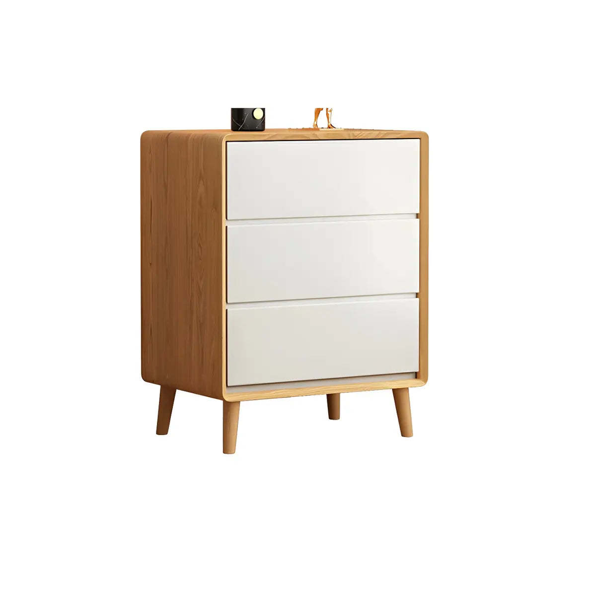 White Space-Saving Vertical Bachelor Chest