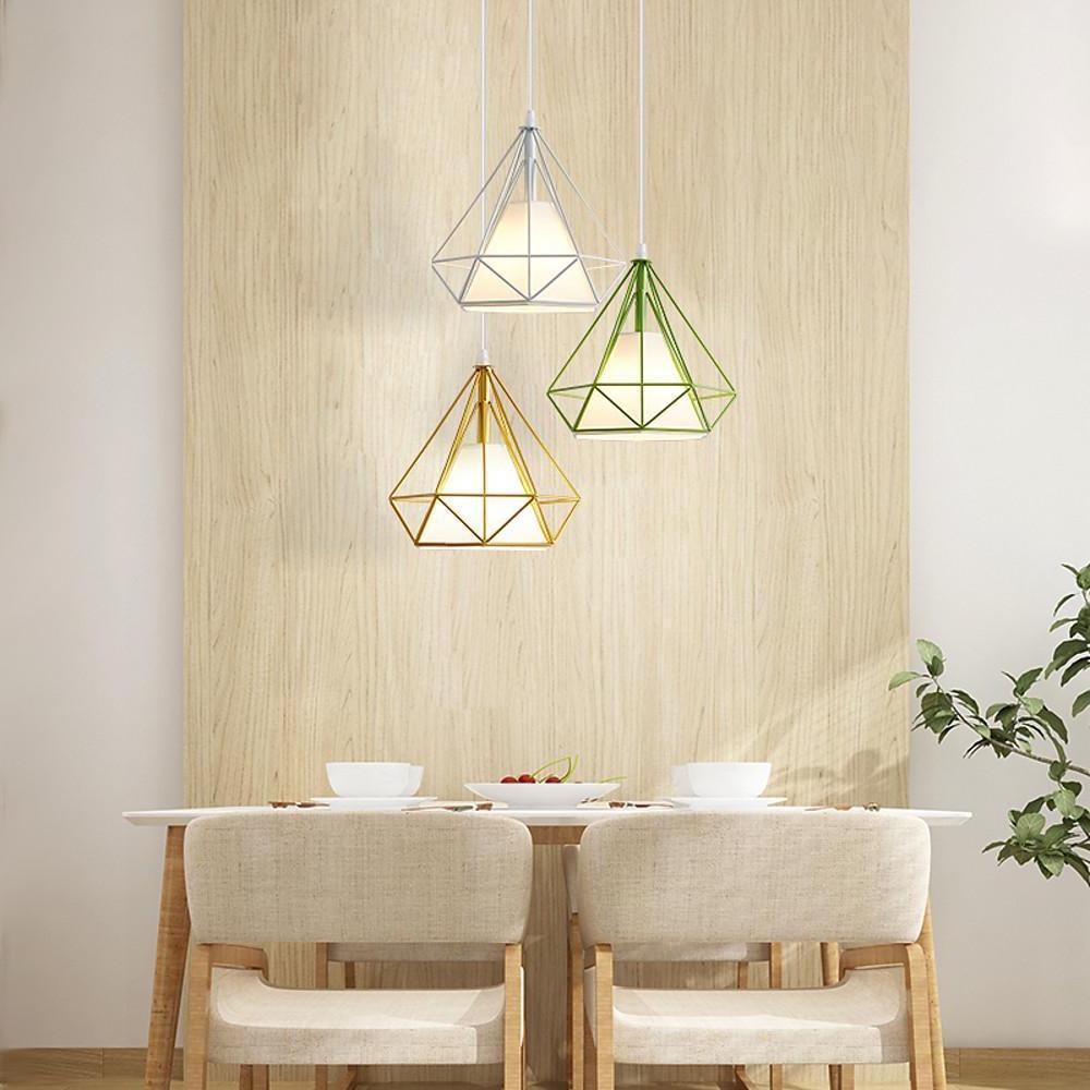 Geometric Metal LED Country Kitchen Island Pendant