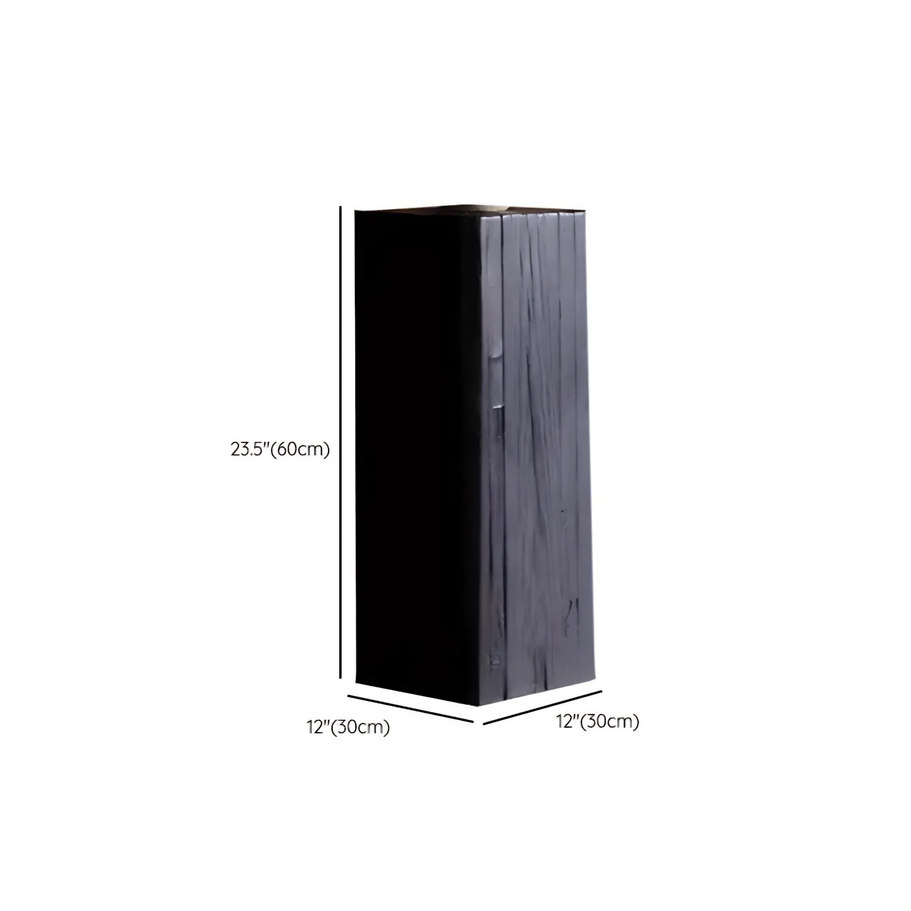 Wood Block Square Side Table