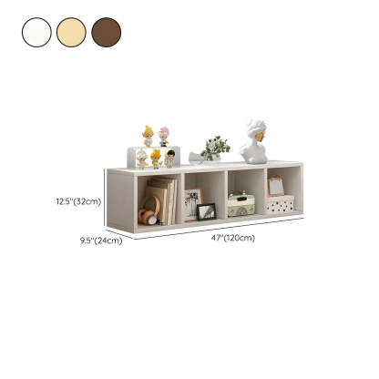 Wood Horizontal Compact Bookcase