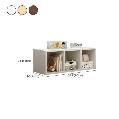 Wood Horizontal Compact Bookcase