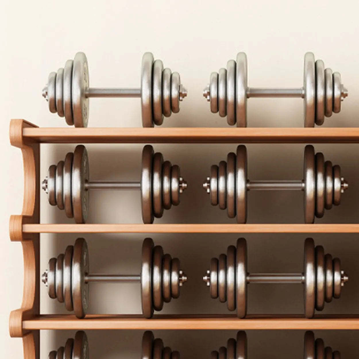 Vertical Freestanding Wood Shoe Rack