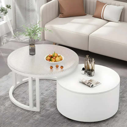 Round Storage Nesting Coffee Tables