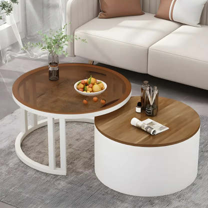 Round Storage Nesting Coffee Tables