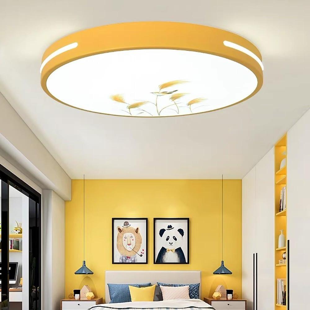 Circular Patterned Modern LED Flush Mount