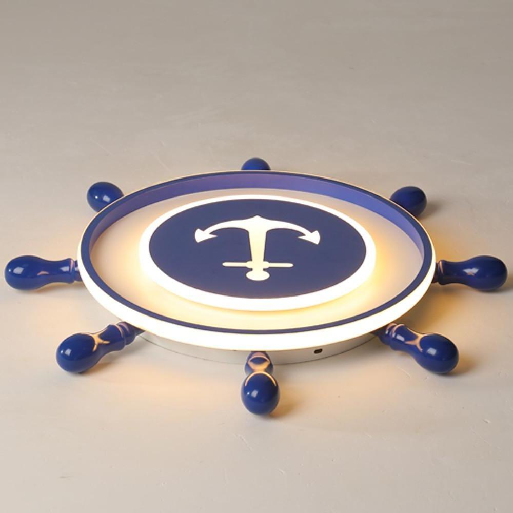 Anchor Insignia Flush Mount Ceiling Light Novelty LED Light-Lighom