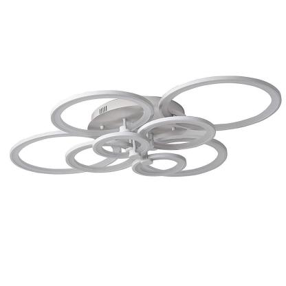 Elegant Semi Flush Mount Ceiling Lights with Unique Overlapping Rings-Lighom