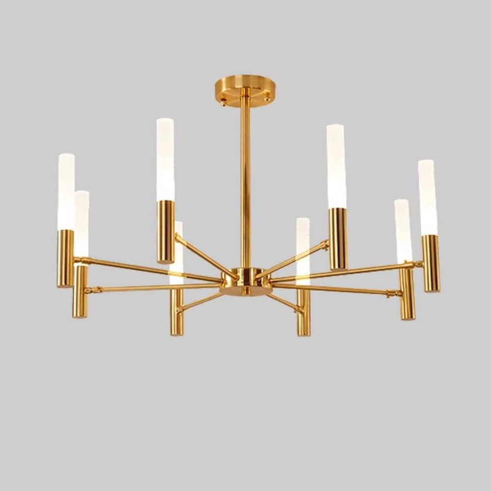 8-light LED Electroplated Modern Chandeliers Ceiling Light Hanging Lights-Lighom