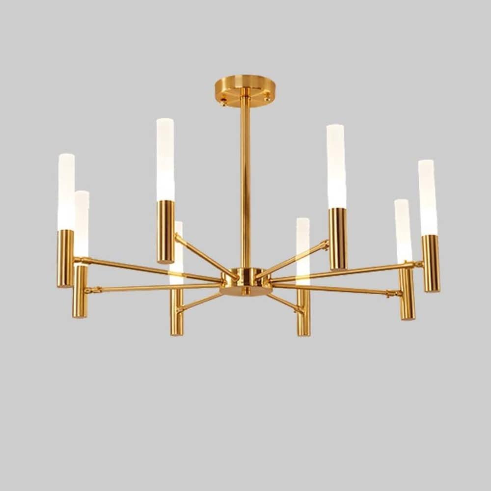 8-light LED Electroplated Modern Chandeliers Ceiling Light Hanging Lights-Lighom