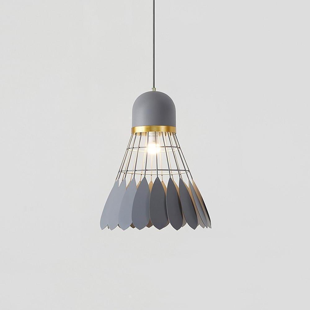 1-Bulb Industrial Metal Mini Geometric Kitchen Pendant