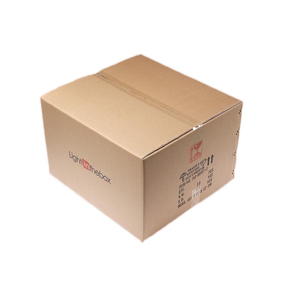 Industrial Glass Foyer Chandelier with 3 Lights-Lighom