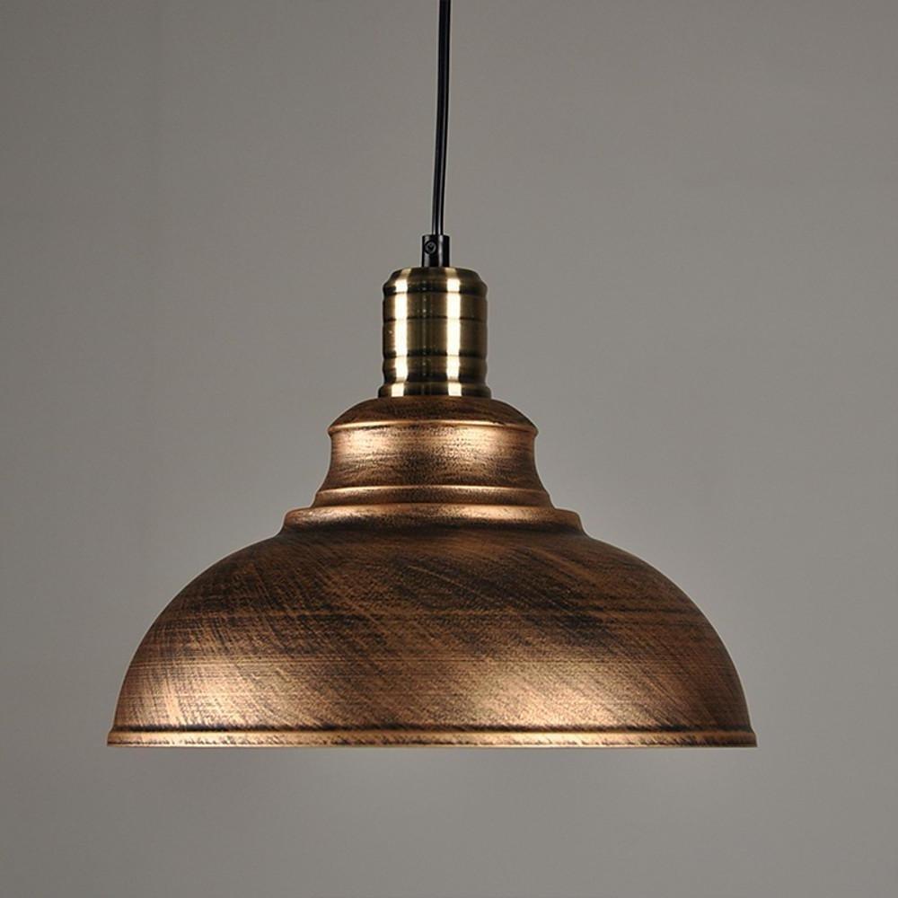 Semi-Globe Metal LED Vintage Island Pendant