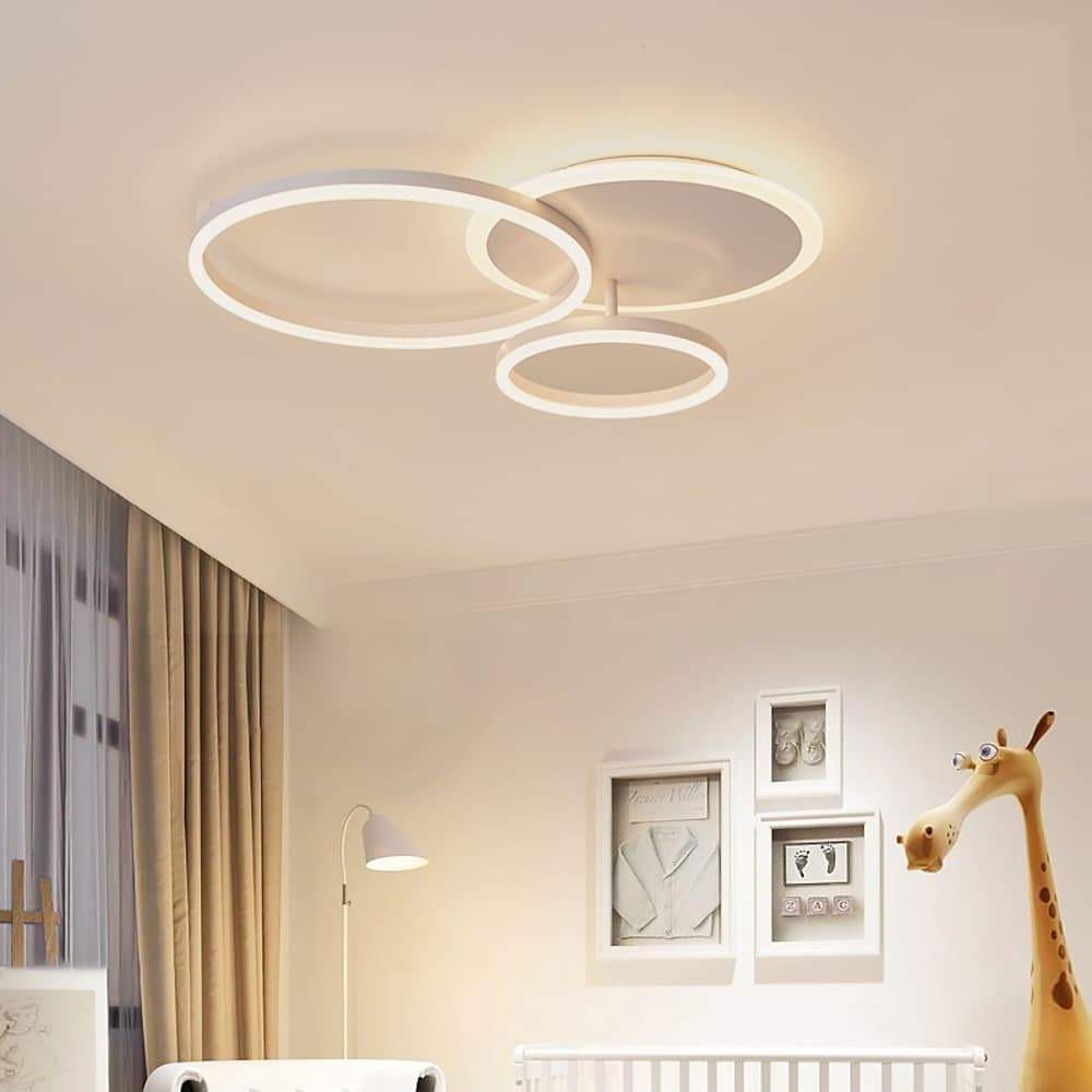 26" Artistic Luxury 3-Ring LED Flush Mount