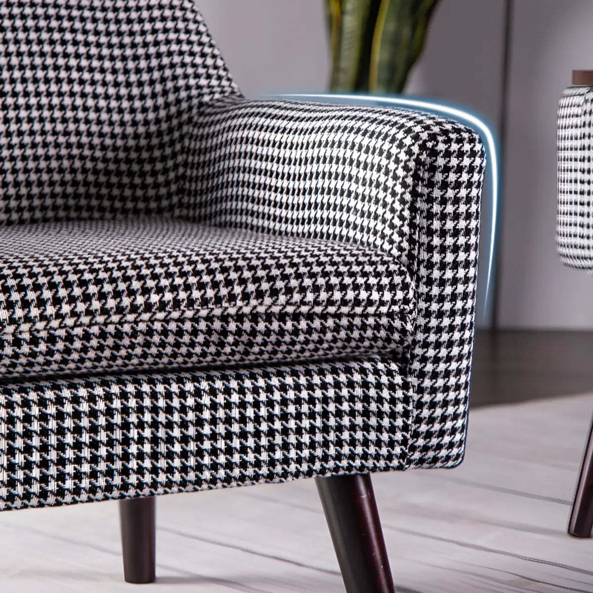 Yellow Arm Chair with Slipcover
