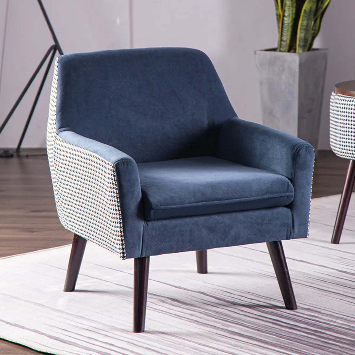 Yellow Arm Chair with Slipcover
