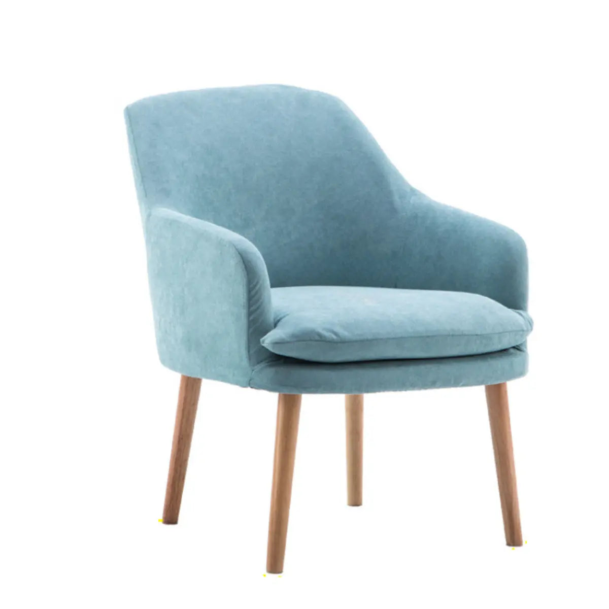Yellow Flannel Sloped Arm Lounge Chair — Khaki / Flannel