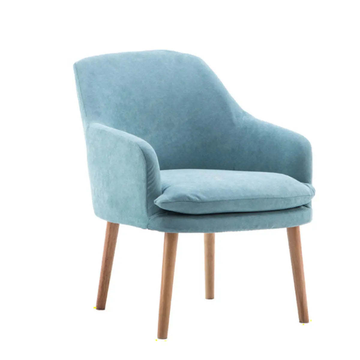 Yellow Flannel Sloped Arm Lounge Chair — Khaki / Flannel