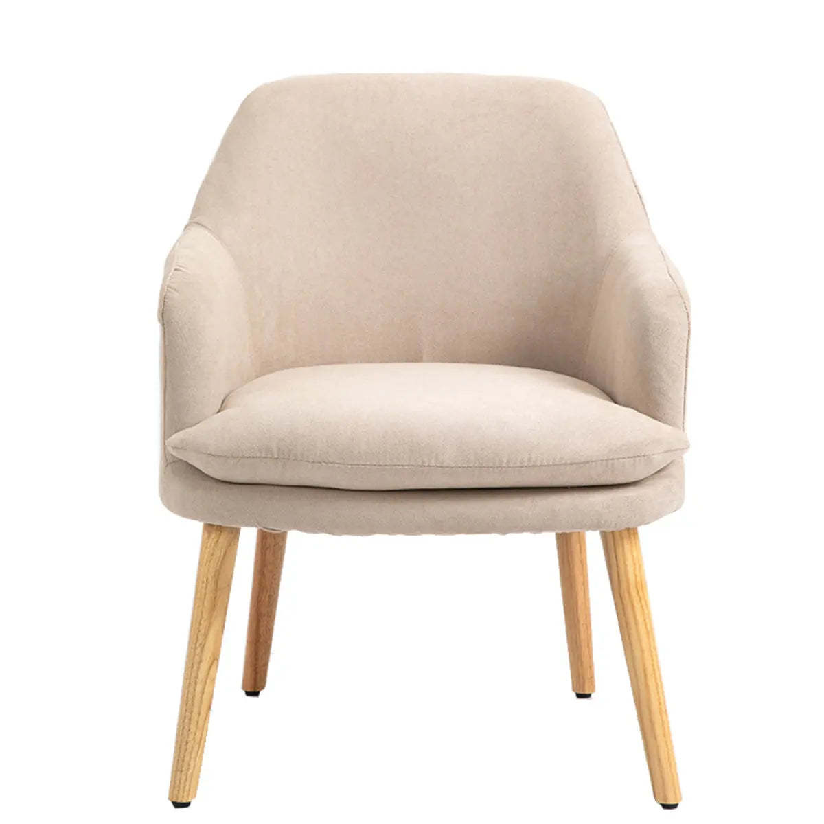 Yellow Flannel Sloped Arm Lounge Chair — Yellow / Flannel