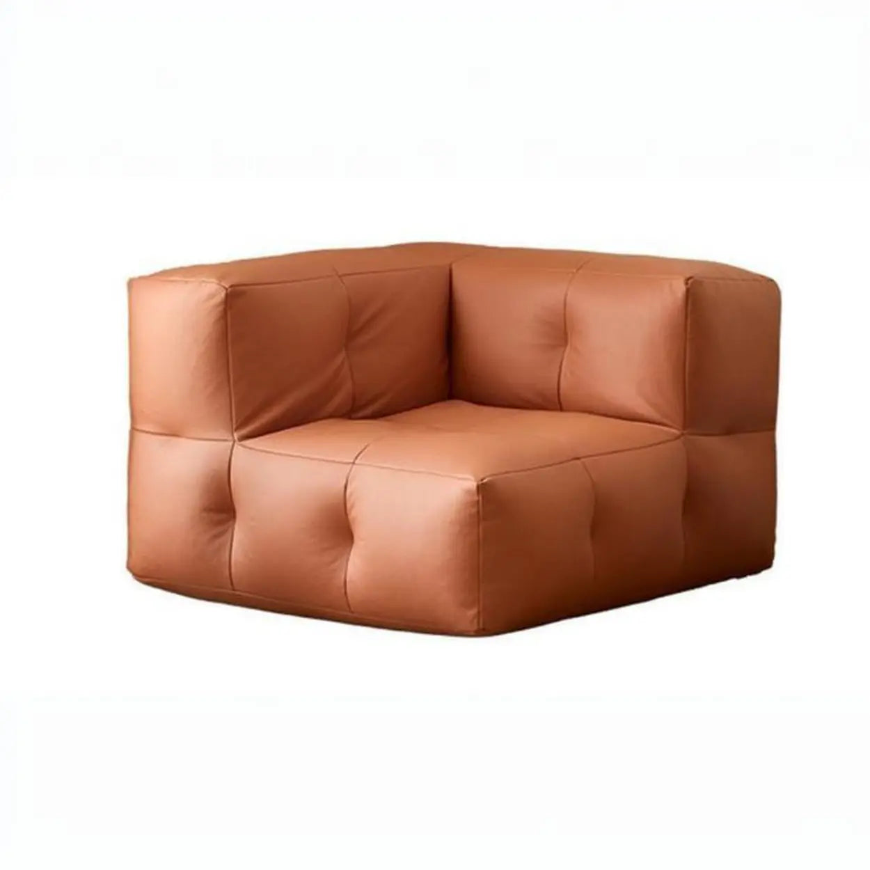 Yellow Tech Cloth Biscuit Back Reclining Corner Chair — Yellow / Corner Chair / Tech Cloth